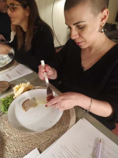 narrated extra virgin olive oil tasting with aperitif