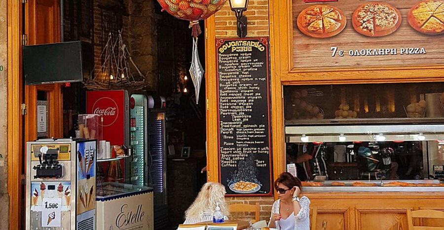 Breakfast in the markets with olive oil and honey tasting - Pies, yoghurt, honey, and the sweeter side of breakfast