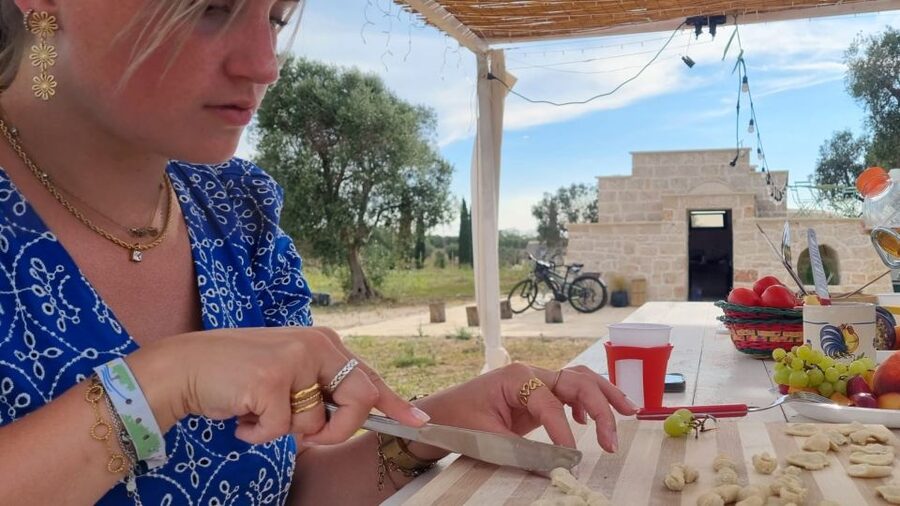 Brindisi: Cooking Class and Tasting in the Olive Grove - The opening lesson: mixing ingredients by hand