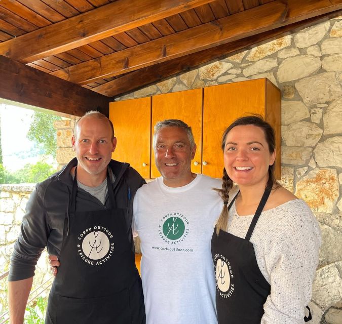 Corfu: Greek Cooking Class & Olive Oil Tasting - Cooking Greek food with the family
