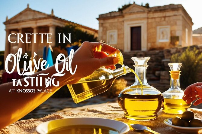 Experience of Olive Oil Tasting Crete , Visit the Knossos Palace - What this Crete experience appears to include