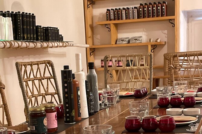 Extra virgin olive oil And Honey Tasting - Finding STOA below Fira’s main square