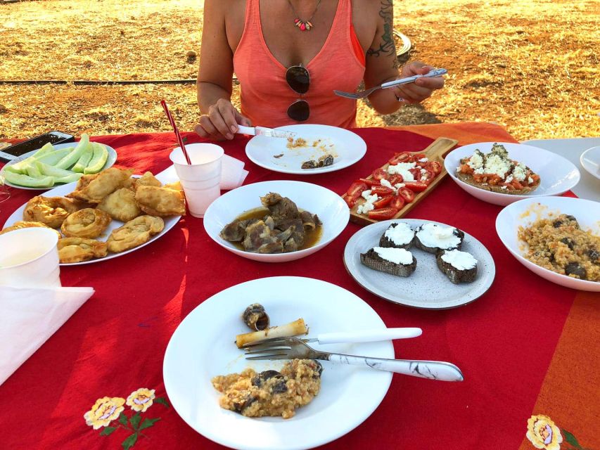 Farm Tour with Cheese-Making, Olive Oil Tasting & Picnic - Watching Mama Stela make mizithra