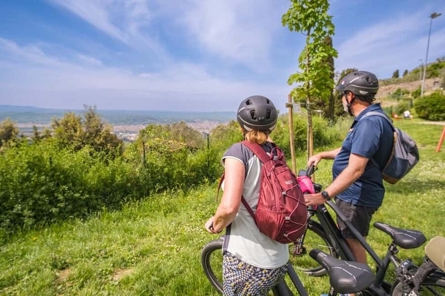 Fiesole E-Bike Tour with Olive Oil Tasting or Pool & Chill - Leaving Florence for the Fiesole hills