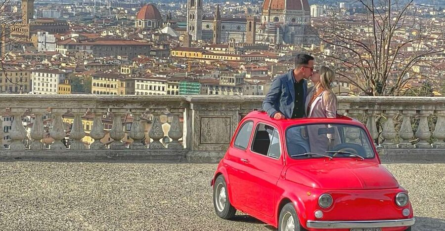 Florence: Vintage Fiat 500 Tour with Wine Tasting at Winery - Starting from Via del Campuccio