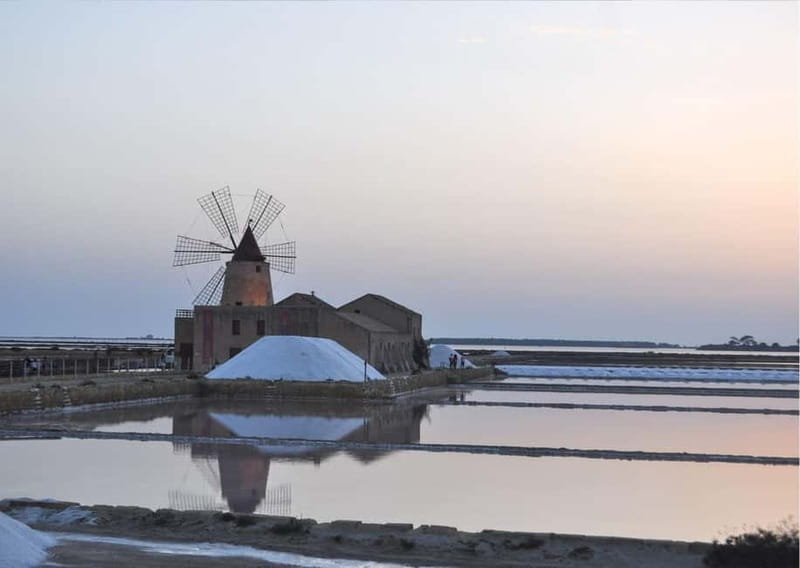 From Palermo: Erice & Marsala Salt, Olive Oil, and Wine Tour - The Salt Way Road and the old Phoenician method