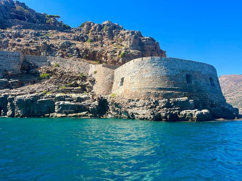 Island Spinalonga, Milatos Cave, Speedboat, OliveTasting - A traditional taverna meal in Milatos
