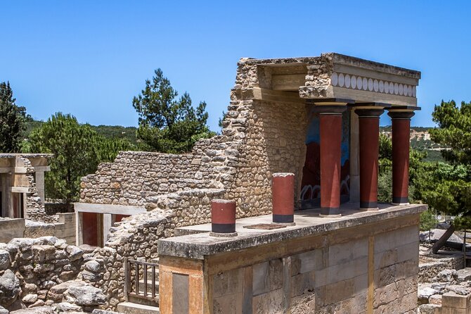 Knossos, Lasithi, Zeus Cave & Olive Mill Farm Combo Tour - Vidiani Monastery, a quiet first stop