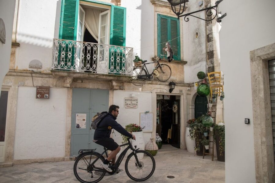 Locorotondo: Guided E-bike Tour & Olive Oil Tasting - Learning to taste oil from red olives