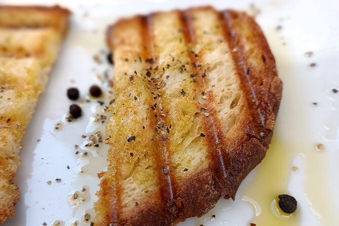 Olive Oil and Wine in Lecce - Bruschetta and snacks make the price easier to judge
