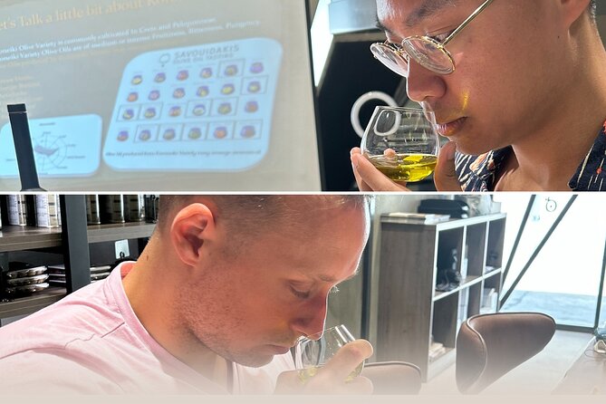 Olive oil Tasting and Cretan Cuisine - Four premium oils set the tone