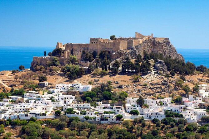 PRIVATE RHODES TOUR + Lunch Stop & WINE/OLIVE OIL Tasting - The Acropolis of Lindos: allow two hours