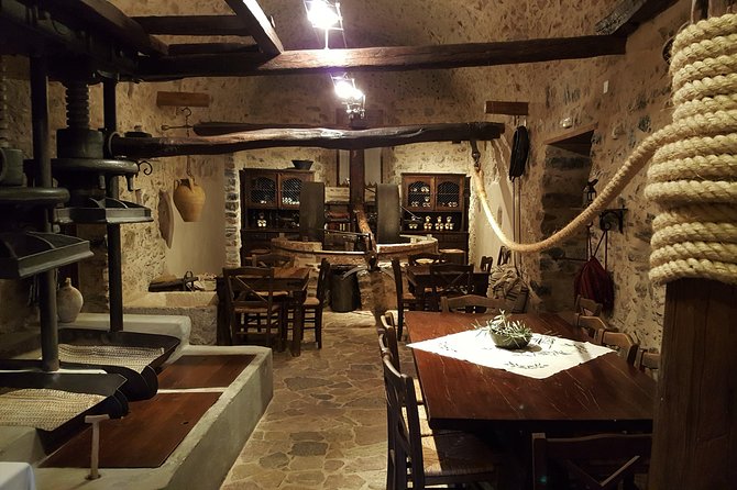 Private Tour in Historic Estate in Monemvasia with wine-olive oil tasting & meal - Inside the Olive Oil Museum of Liotrivi Historic Mansion