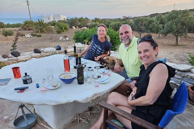 Private Wine & Olives Tasting Experience: Beach View Villa Paros - Evening Views, Marble Tables, and the Pool