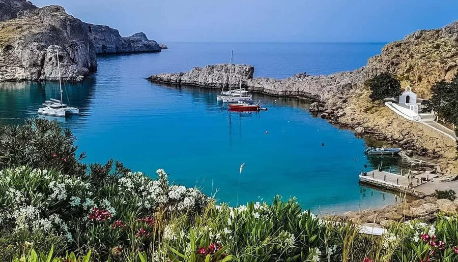 Rhodes: Island Round Tour With Wine Olive Oil, Honey Tasting - Lindos: the headline stop with limited time