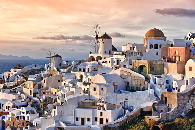 Santorini: 6hr Private Tour with Olive Oil, Beer or Wine Tasting - Profitis Ilias gives you Santorini from above