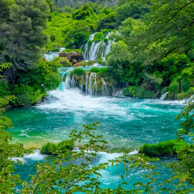 Šibenik or Zadar: Krka falls, olive mill, oil & wine tasting - How much value do you get for $88?