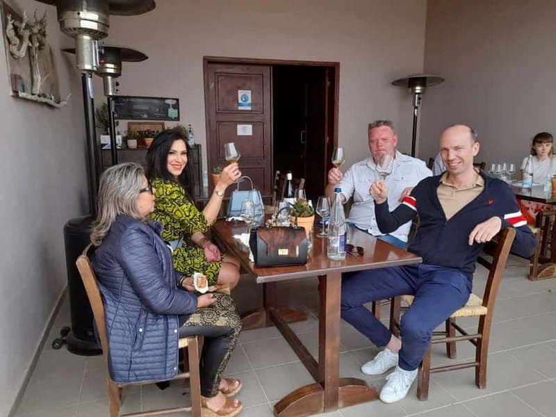 Soap Workshop, Olive Oil, Lyrarakis Winery and Lunch at Peza - Three olive oils and a simple Cretan tasting