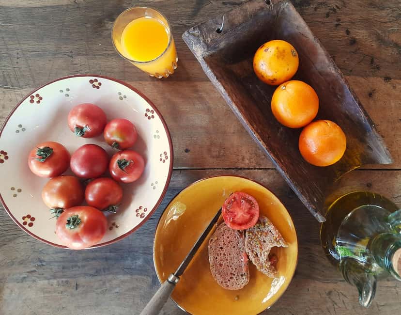 SOLLER: Olive Grove Experience, Oil Tasting & Picnic in the Tramuntana - Tasting Mallorcan olive oil at the farm
