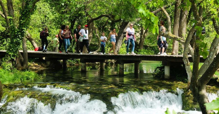 Split: Krka Waterfalls With Boat Cruise, Wine and Olive Oil - The 75-minute ride to Krka National Park