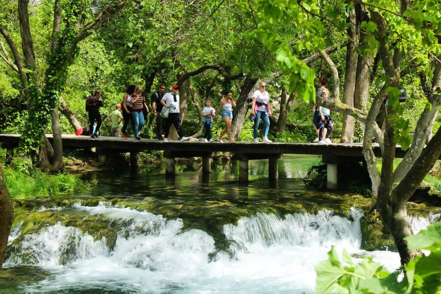 Split: Krka Waterfalls With Boat Cruise, Wine and Olive Oil - Meeting at Split’s Golden Gate
