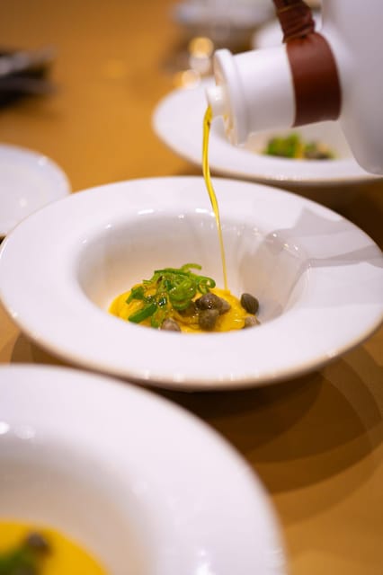 Symphony of Flavors - Olive Oil & Food Pairing at Corfu Town - Three chocolate textures with sea salt