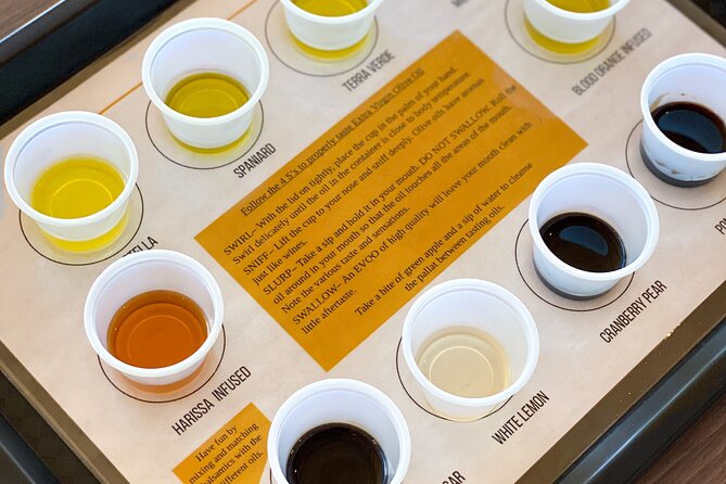 Texas Hill Country Olive Oil and Balsamic Vinegar Tasting - The flavored oils and vinegars bring the fun
