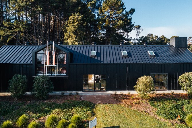 Waiheke Island: Taste&Graze Whisky Cellar Tour, Food, Olive Oil - Mudbrick Vineyard and Waitemata Harbour views