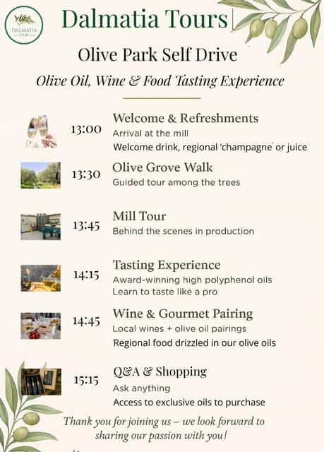 Zadar, Šibenik: olive oil, wine & food tasting, Self Drive - Why this tasting works near Benkovac